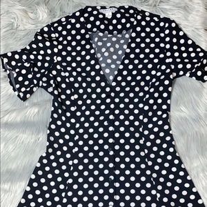 Black Polkadot Dress ❤️
